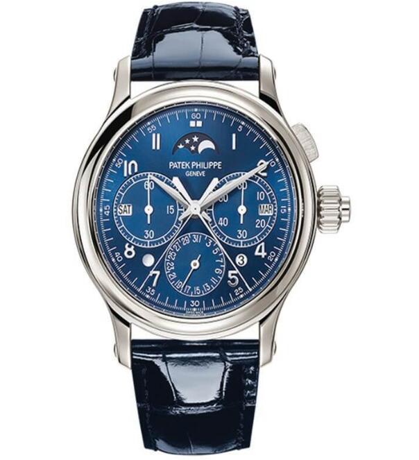 Review fake Patek Philippe 5372P-001 Grand Complication Platinum Blue dial. watch